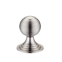 Queen Anne Ringed Knob 32mm rose dia. - Lacquered