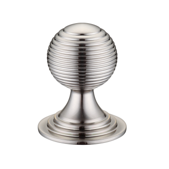 Queen Anne Ringed Knob 38mm rose dia. - Lacquered