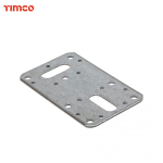 Timco 62 x 100 Flat Connector Plate - Pack of 5