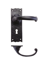 Traditional Lever on Lock Backplate - 6inch
