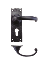 Traditional Lever on Euro Backplate - 6inch