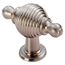 Ftd Reeded Knob With Finial Ends 70 X 26mm
