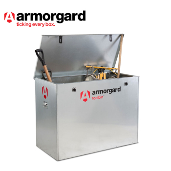 Armorgard Toolbin, Galvanised Storage box
