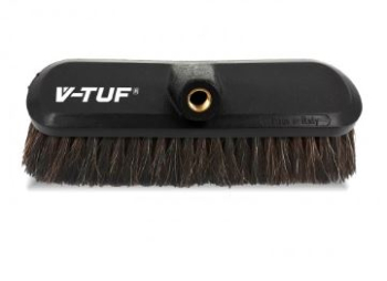 V-tuf Tufbrush600 Hog Hair Car Wash Brush Black 260mm Width 6cm - 1/4f Inlet