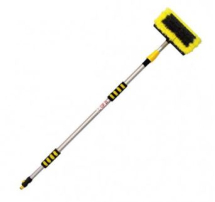 V-tuf Brush & Extendable Pole Kit - 2.12m Fully Extended
