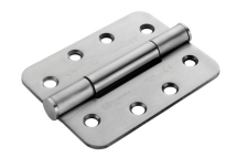 Ce14 100 X 75 X 3mm Concealed Bearing Triple Knuckle Hinge - Radius