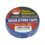 Timco 25m x 18mm PVC Insulation Tape - Blue - 10