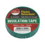 Timco 25m x 18mm PVC Insulation Tape - Green - 10