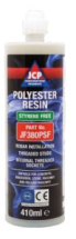 JCP Polyester Styrene Free Resin in a Cartridge - 410ml Grey