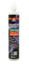 JCP Polyester Styrene Free Resin in a Cartridge - 300ml Grey