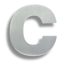 89 X 80 X 2mm Letter C - Concealed Pin Fit G316