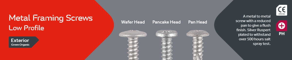 Low Profile Screws - Pancake Head