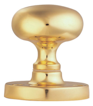 Victorian - Mortice Knob Mushroom Otl (Polished Brass)