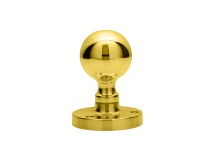 Victorian - Mortice Knob Ball  Otl (Polished Brass)
