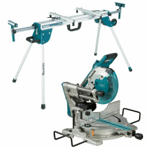 Makita DLS110Z 36V LXT Brushless 260mm Slide Compound Mitre Saw with Leg Stand Makita DLS110Z 36V LXT Brushless 260mm Slide Compound Mitre Saw with Leg Stand