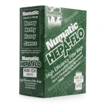 Numatic NVM-1CH 604015 HEPA-FLO High Efficiency Filter Bags (Pack of 10)