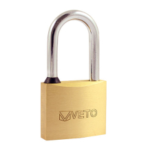 50mm Veto Brass Padlock - LS - Single 50mm Veto Brass Padlock - LS - Single