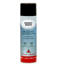 Aerosol Solutions Pro-Cote Bright White Industrial Paint 500ml