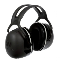3M PELTOR Earmuffs, 37 dB, Black, Headband, X5A