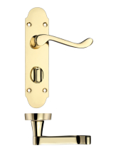Project Oxford Lever on Bathroom Backplate - 168mm x 42mm