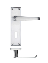 Project Victorian Flat Lever on Lock Backplate 150 x 40mm