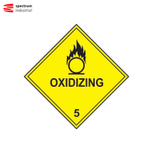 Sign - Oxidizing 5 - Labels ( 100 x 100mm Roll of 250)