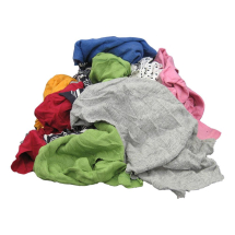 Coloured T-Shirt Wiping Rags 10KG