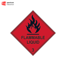 Flammable Liquid 3 - Labels (250 x 250mm) (Pack of 10)