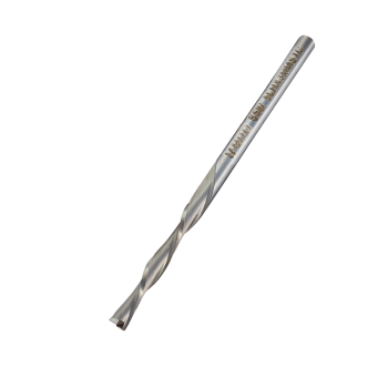 Mini spiral down-cut cutter 3mm diameter Mini spiral down-cut cutter 3mm diameter