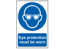 Eye Protection Must Be Worn - PVC 200 x 300mm