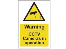 Warning CCTV Cameras in Operation - PVC 200 x 300mm