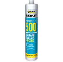 Everbuild 500 Sanitary Silicone - Clear