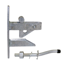 Timco Self Locking Gate Catch with Cranked Striker - Hot Dipped Galvanised
