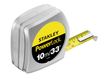 Stanley PowerLock Classic Pocket Tape 10m/33ft (Width 25mm)