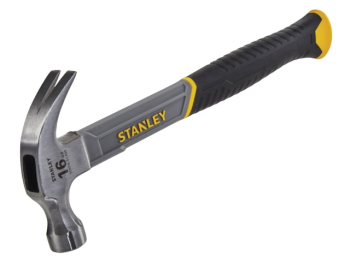 Stanley Curved Claw Hammer Fibreglass Shaft 450g (16oz)