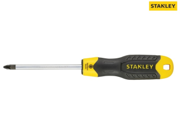 Stanley Cushion Grip Screwdriver Pozidriv Tip PZ2 x 100mm Stanley Cushion Grip Screwdriver Pozidriv Tip PZ2 x 100mm