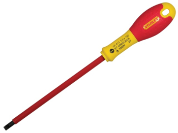 Stanley FatMax VDE Insulated Screwdriver Parallel Tip 5.5 x 150mm