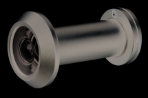 Door Viewer Stainless Steel 180 Deg - With Crystal Lens