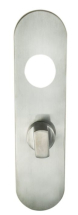 Bathroom Plate - Pair - 78mm  C/W Indicator To Suit Din Locks - Satin G316