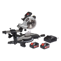 T18S 18V 184mm Single Bevel Mitre Saw Kit (2 x 5Ah Battery and Fast Charger) - UK & Eire sale only