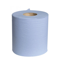 Supagreen 2Ply Blue Centre Feed Roll 125Mtr