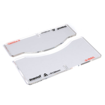 Template panel door set rad 264mm Template panel door set rad 264mm