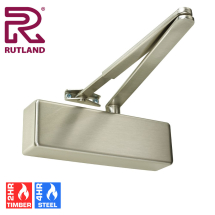 Rutland TS.3204 Door Closer Satin Nickel Size 3, With Cover - Satin Nickel Plate