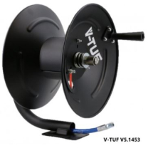 V-Tuf Manual Wind Black Hosereel - 60m