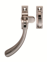Bulb End Casement Fastener (Suitable For Weather Stripped Windows). Satin Nickel