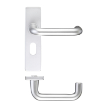 Return to Door Lever on Oval Profile Backplate (48.5MM)