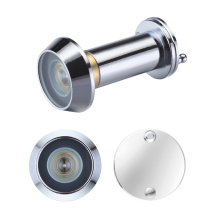 Door Viewer with Glass Lens - 14mm dia - 180 deg. Angle of Vision - Suitable for 35-55mm Doors