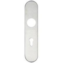 Radius Cover plate for 19 mm and 22mm RTD Lever on Backplate - Din Euro Profile/72mm Centres