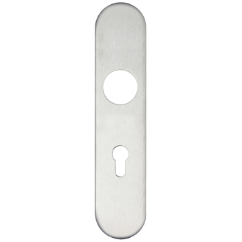 Radius Cover plate for 19 mm and 22mm RTD Lever on Backplate - Din Euro Profile/72mm Centres