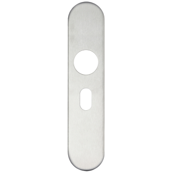 Radius Cover plate for 19 mm and 22mm RTD Lever on Backplate - Oval Profile 48.5mm